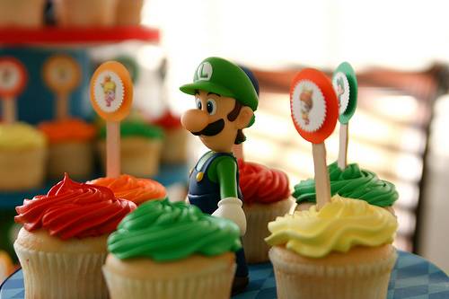 Mario Party Cupcake Stand