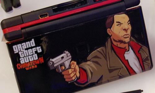 Nintendo DS Lite GTA Chinatown Wars Mod