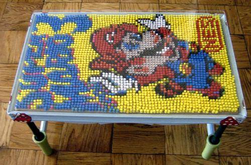 super-mario-brothers-3-pushpin-art-table