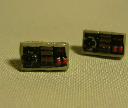  Retro NES Controller Earrings