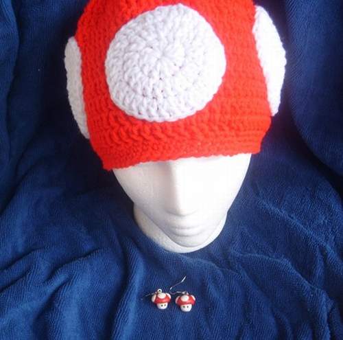 super mario mushroom hat