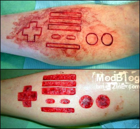 nintendo-scarification. In what seems to be one of the most gruesome 