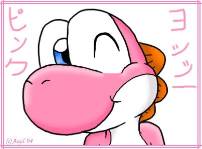 yoshi wallpaper pretty in pink