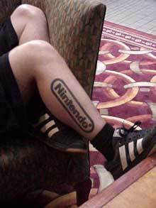 cool nintendo tattoo