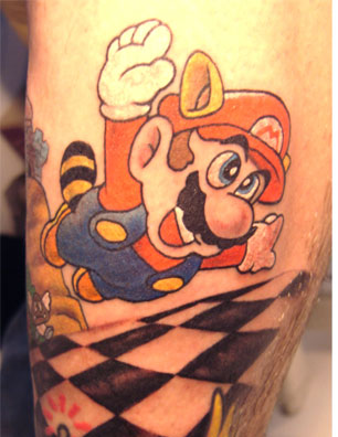 Awesome Super Mario Bros Tattoos