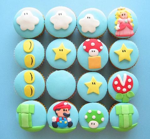 cool super mario brothers cupcakes