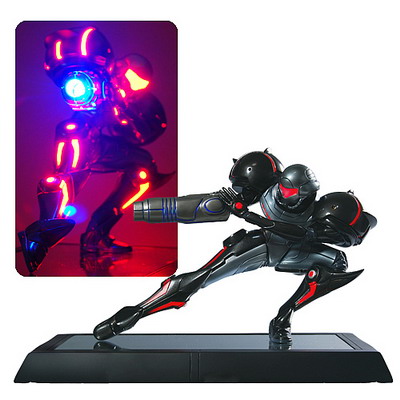 metroid samus aran phazon statue figure