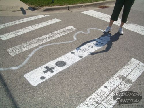 cool street art wii controller