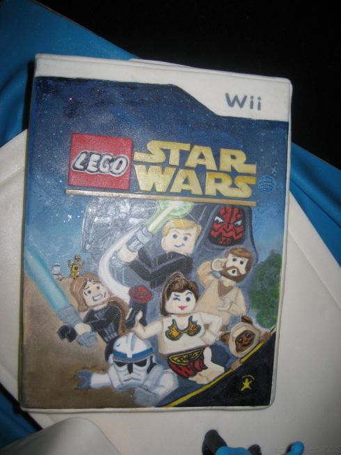 star wars wii cake design