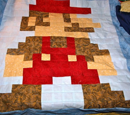 Video games inspired quilts