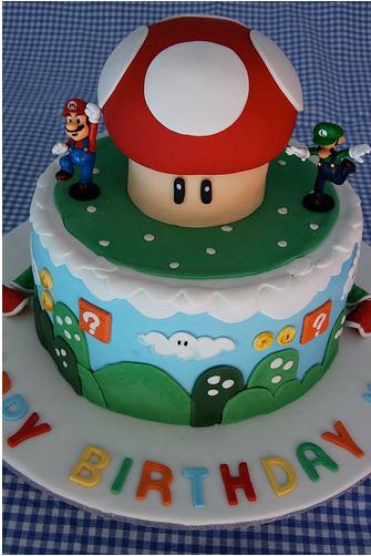 game birthday cakes