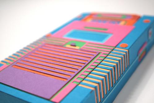 cool gameboy color papercraft