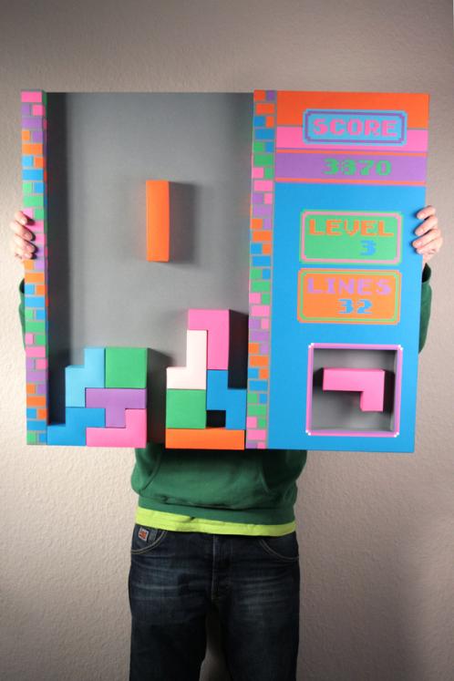 nintendo tetris gameboy papercraft