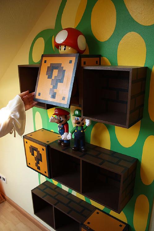 super mario shelf cool pic