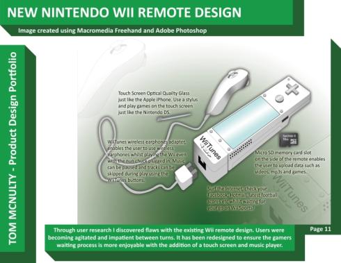 New Nintendo Wii Remote design
