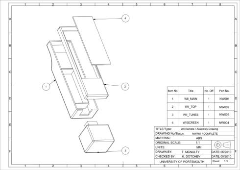 Nintendo Wii Remote sketch