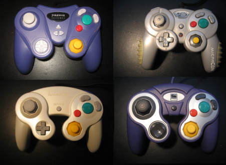 4 GameCube Controllers