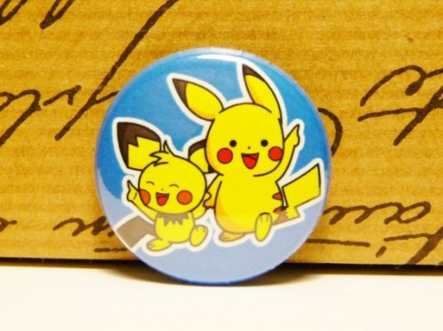 Pikachu and Pichu Button