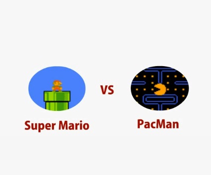 super mario vs pacman