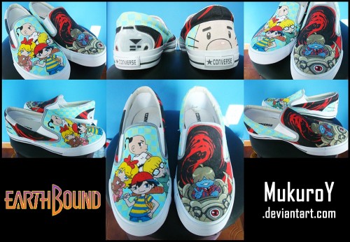 EarthBound shoes FINISHED by MukuroY