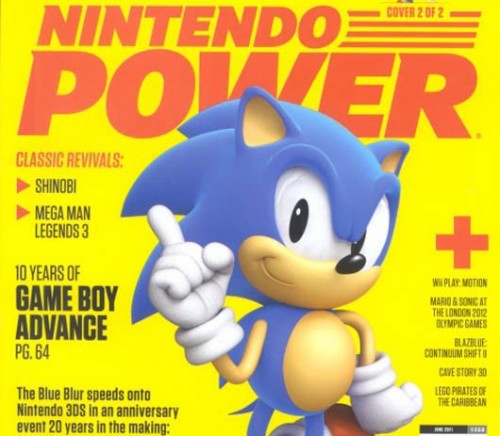 Nintendo Power Sonic Generations 3DS Cover Image 1