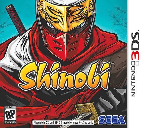 Shinobi 3DS Game Box Cover