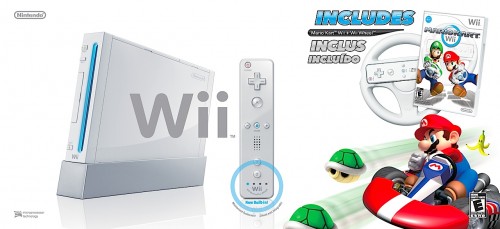 Nintendo Wii Mario Kart Bundle Image