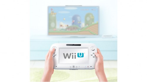 Wii U Controller And TV Image
