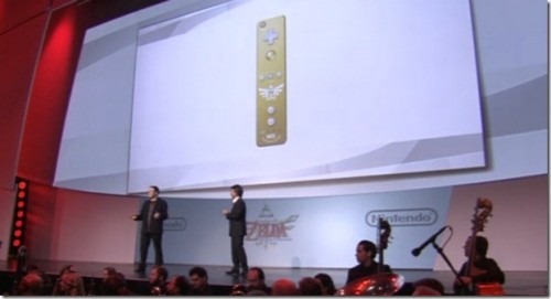 Zelda Skyward Sword Gold Wii Remote