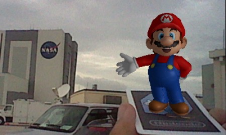 Mario at Space Shuttle Launch 1