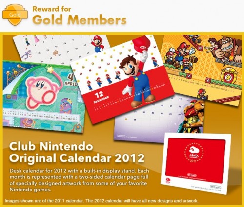 Gold Members Gift Club Nintendo