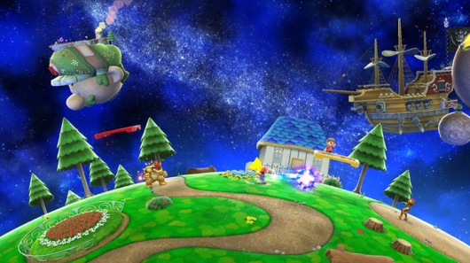 Super Smash Bros Wii Super Mario Galaxy stage image 2